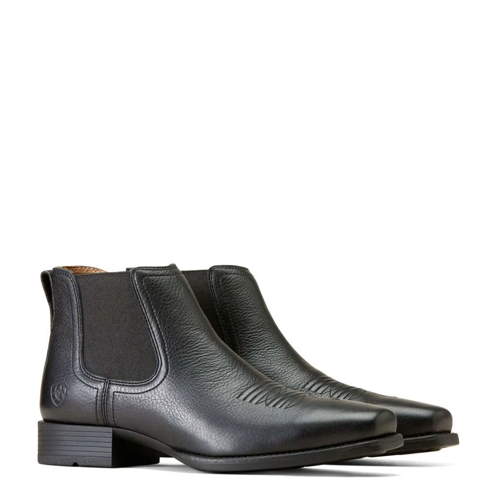 Ariat Mens Booker Ultra ST Black Deertan
