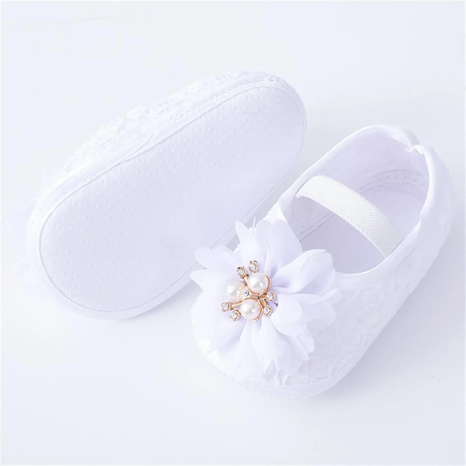 Baby Shoes Fashion Soft Sole Infant Shoes Pearl Dress Flower Princess Shoes Infant Shoes Boy Shoe