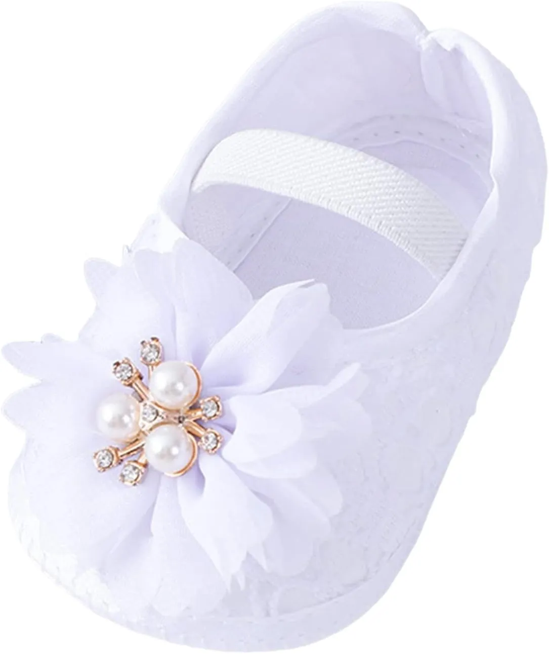 Baby Shoes Fashion Soft Sole Infant Shoes Pearl Dress Flower Princess Shoes Infant Shoes Boy Shoe