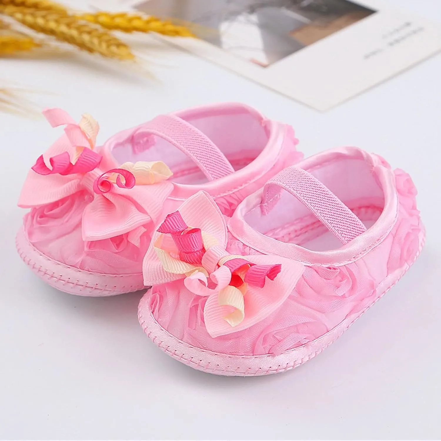 Baby Shoes Fashion Soft Sole Infant Shoes Pearl Dress Flower Princess Shoes Infant Shoes Little Boys Slip on