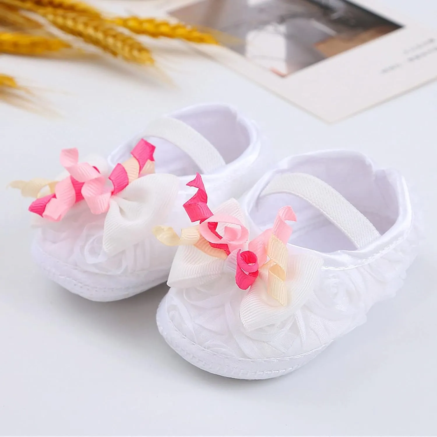 Baby Shoes Fashion Soft Sole Infant Shoes Pearl Dress Flower Princess Shoes Infant Shoes Little Boys Slip on