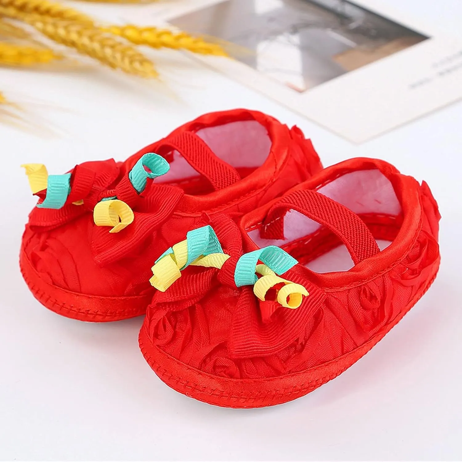Baby Shoes Fashion Soft Sole Infant Shoes Pearl Dress Flower Princess Shoes Infant Shoes Little Boys Slip on
