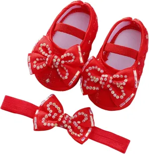 Baby Shoes Fashion Soft Sole Infant Shoes Pearl Dress Flower Princess Shoes Infant Shoes Size 4 Shoes for Baby Girls