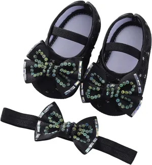 Baby Shoes Fashion Soft Sole Infant Shoes Pearl Dress Flower Princess Shoes Infant Shoes Size 4 Shoes for Baby Girls