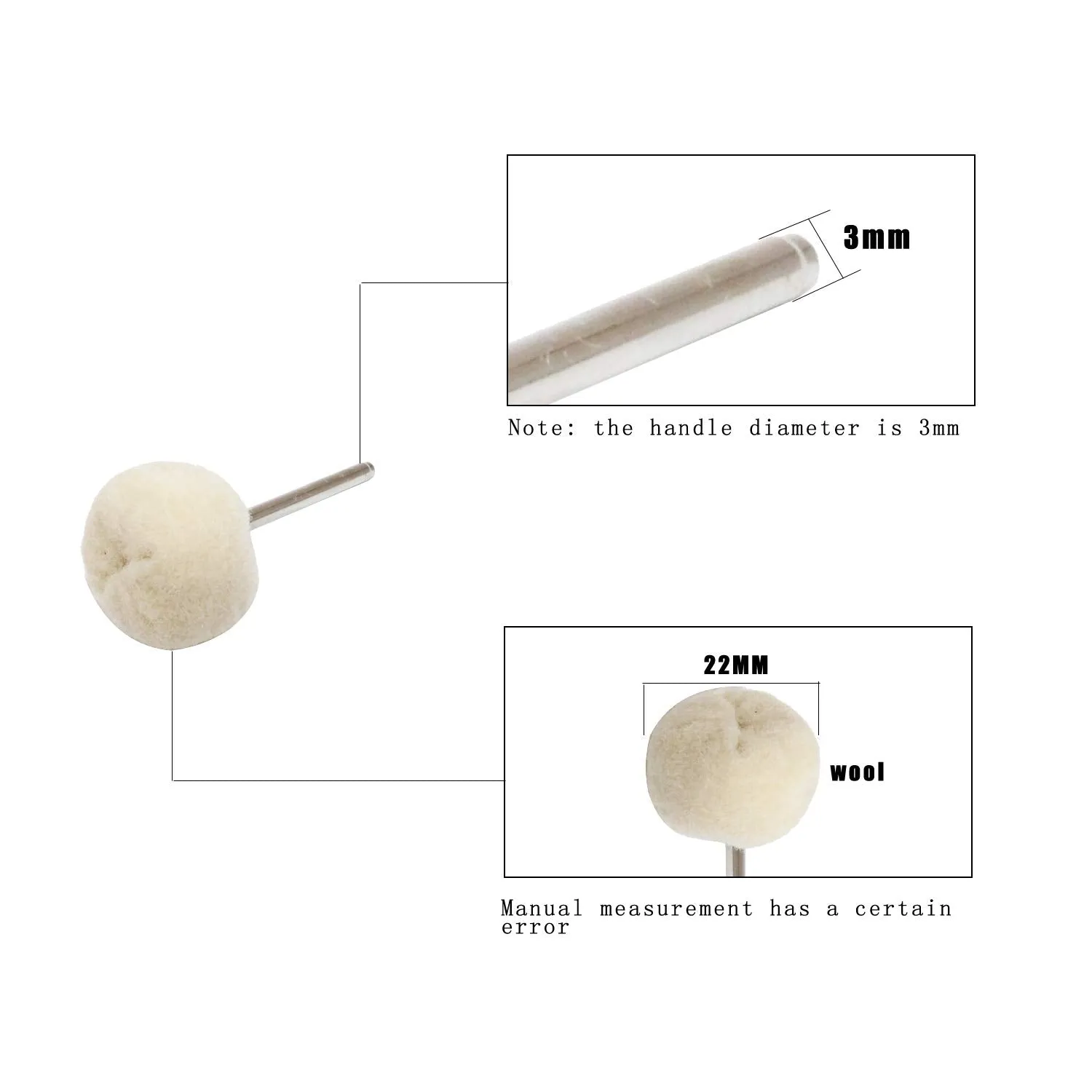 Cotton Mounted Polishing Buffing Wheel