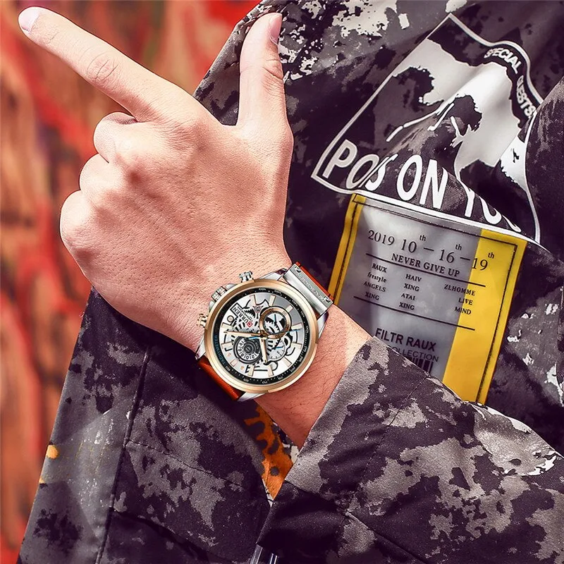 Multifunctional Quartz Watch with Calendar