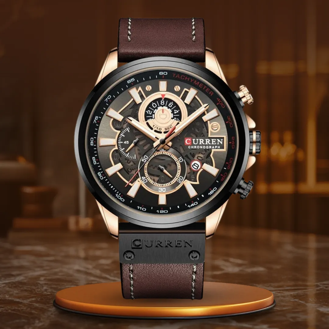 Multifunctional Quartz Watch with Calendar