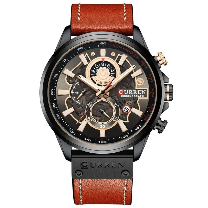 Multifunctional Quartz Watch with Calendar