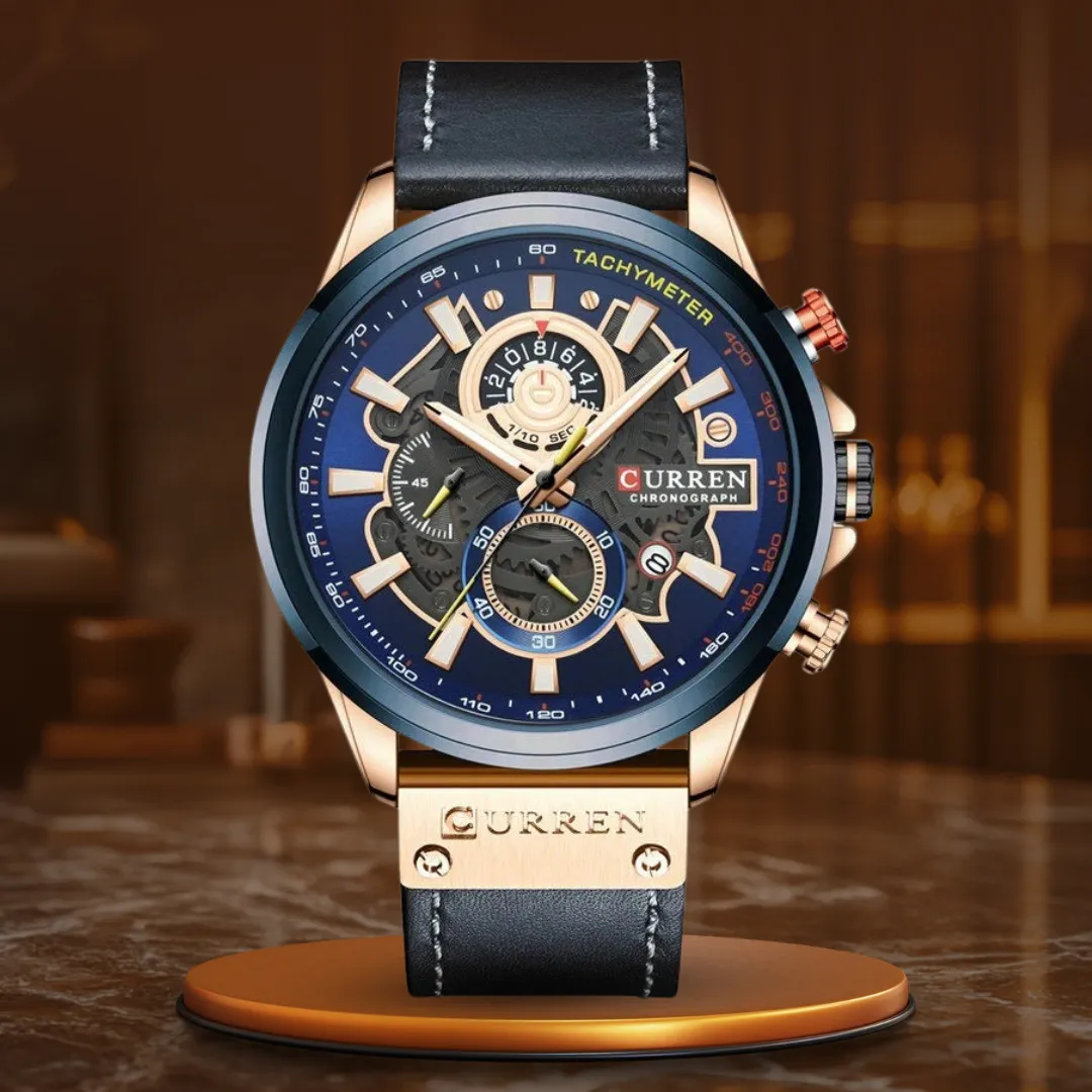 Multifunctional Quartz Watch with Calendar