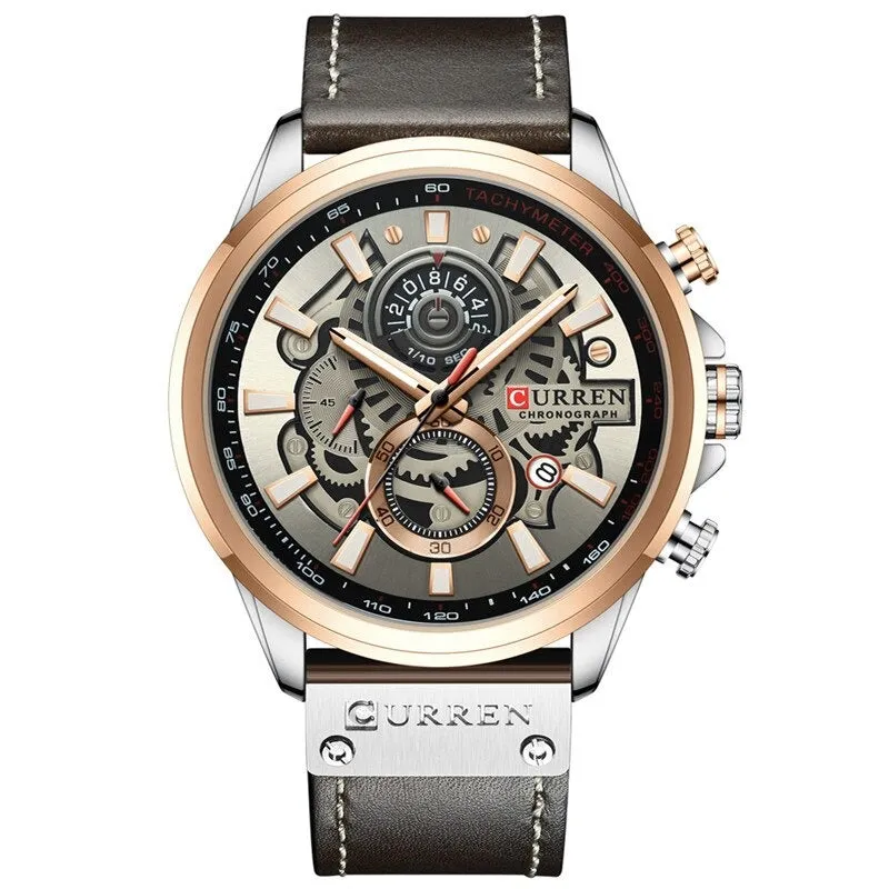 Multifunctional Quartz Watch with Calendar