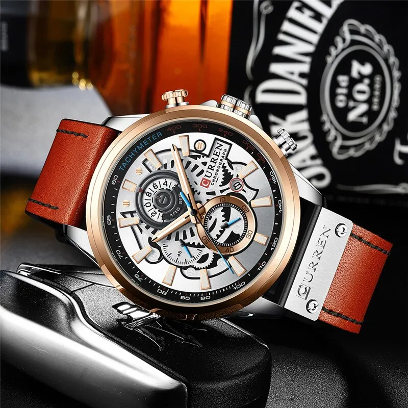 Multifunctional Quartz Watch with Calendar