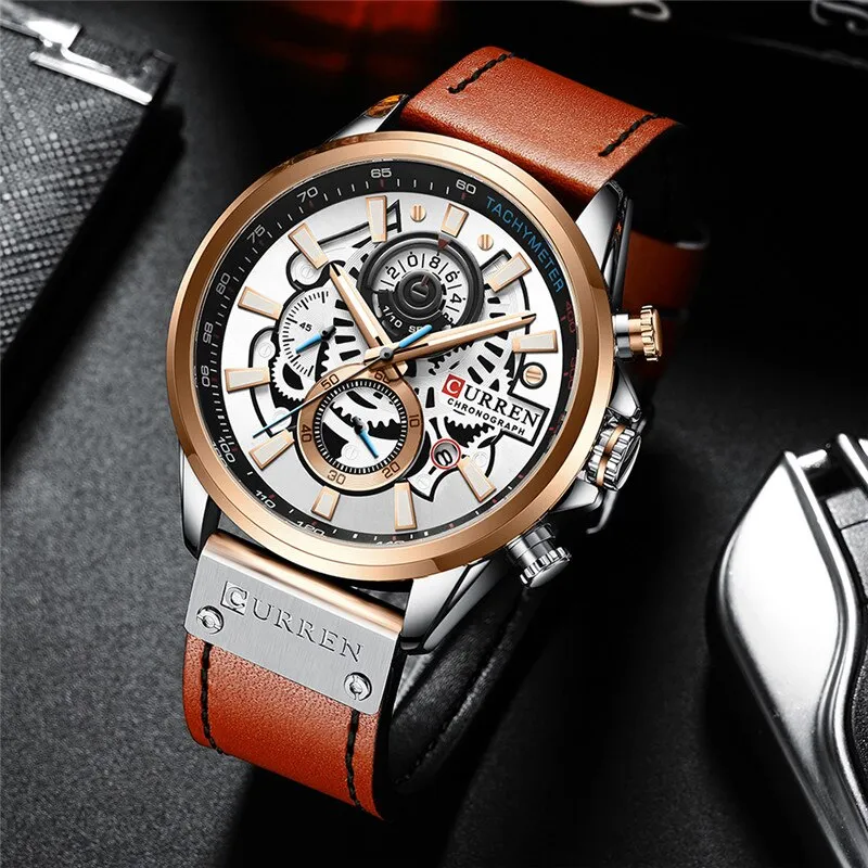 Multifunctional Quartz Watch with Calendar
