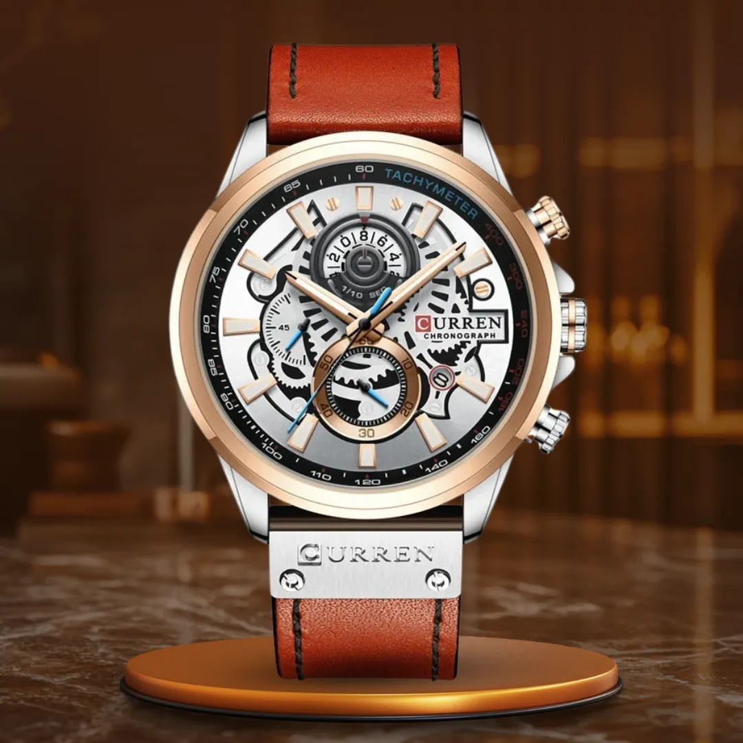 Multifunctional Quartz Watch with Calendar