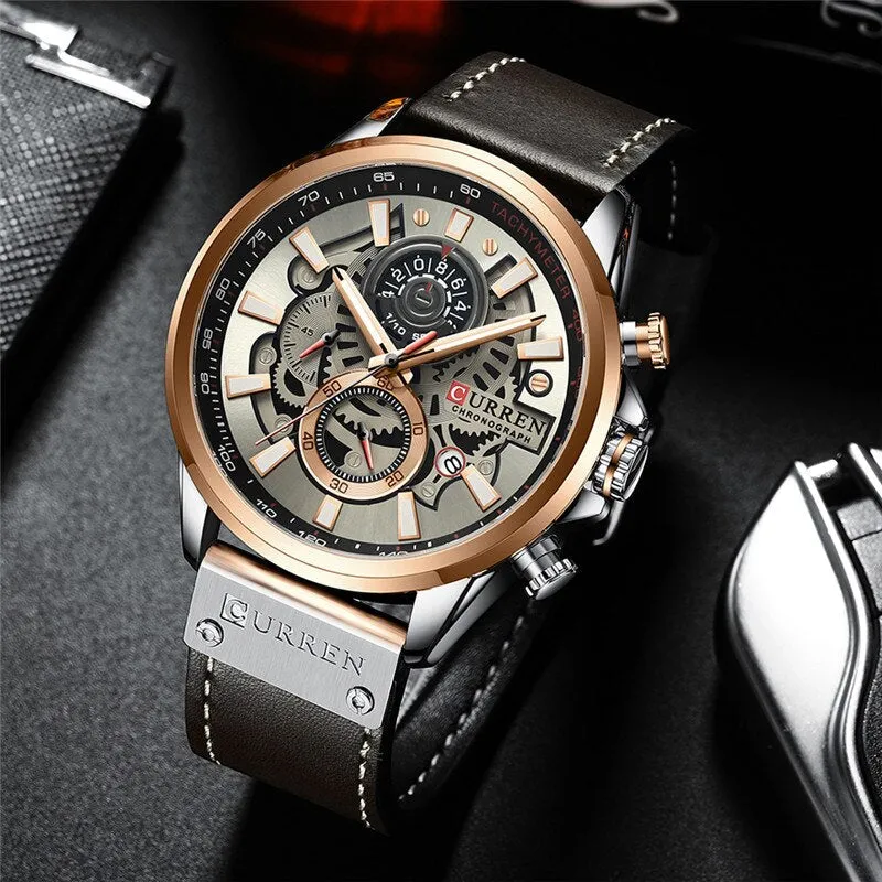 Multifunctional Quartz Watch with Calendar
