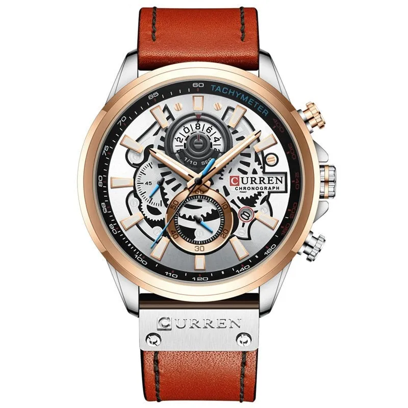 Multifunctional Quartz Watch with Calendar