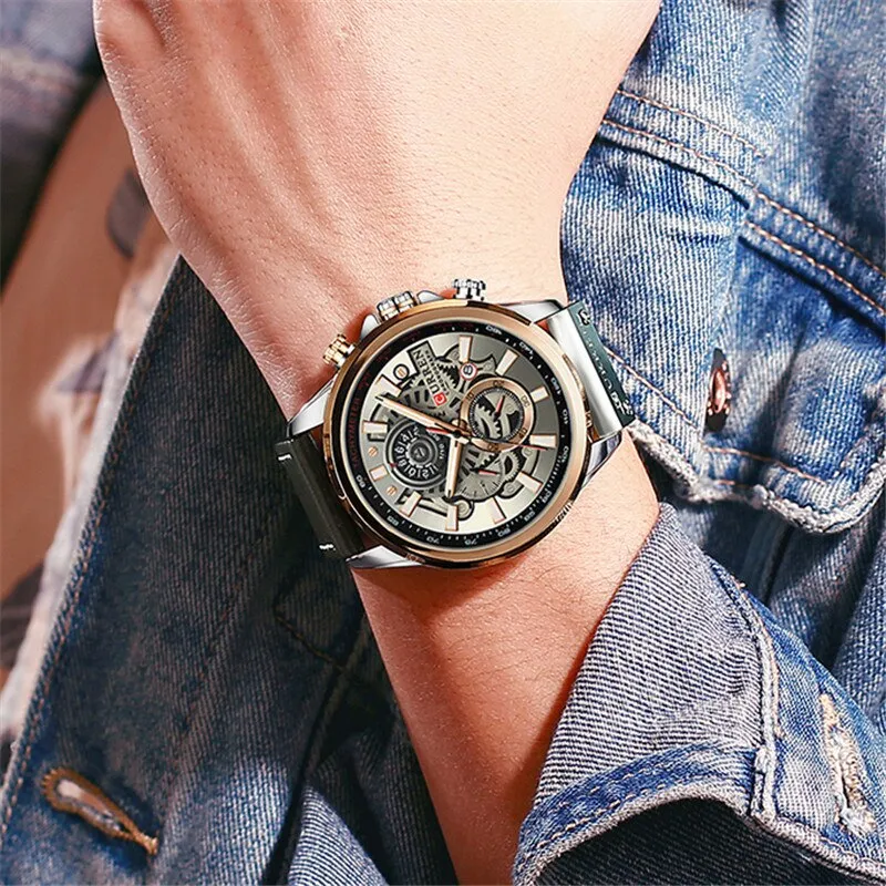 Multifunctional Quartz Watch with Calendar