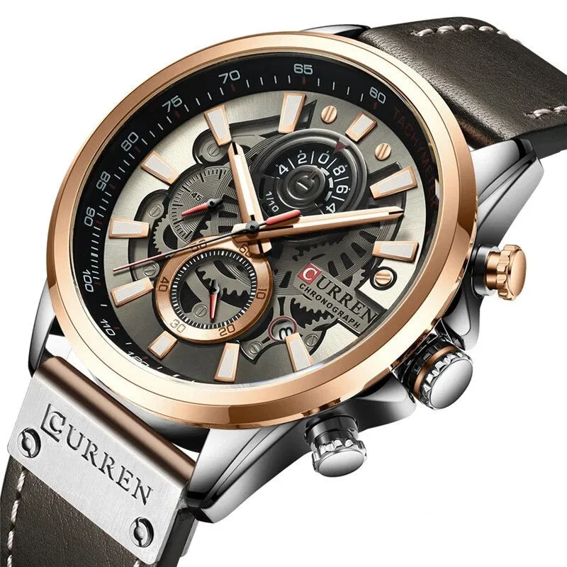 Multifunctional Quartz Watch with Calendar