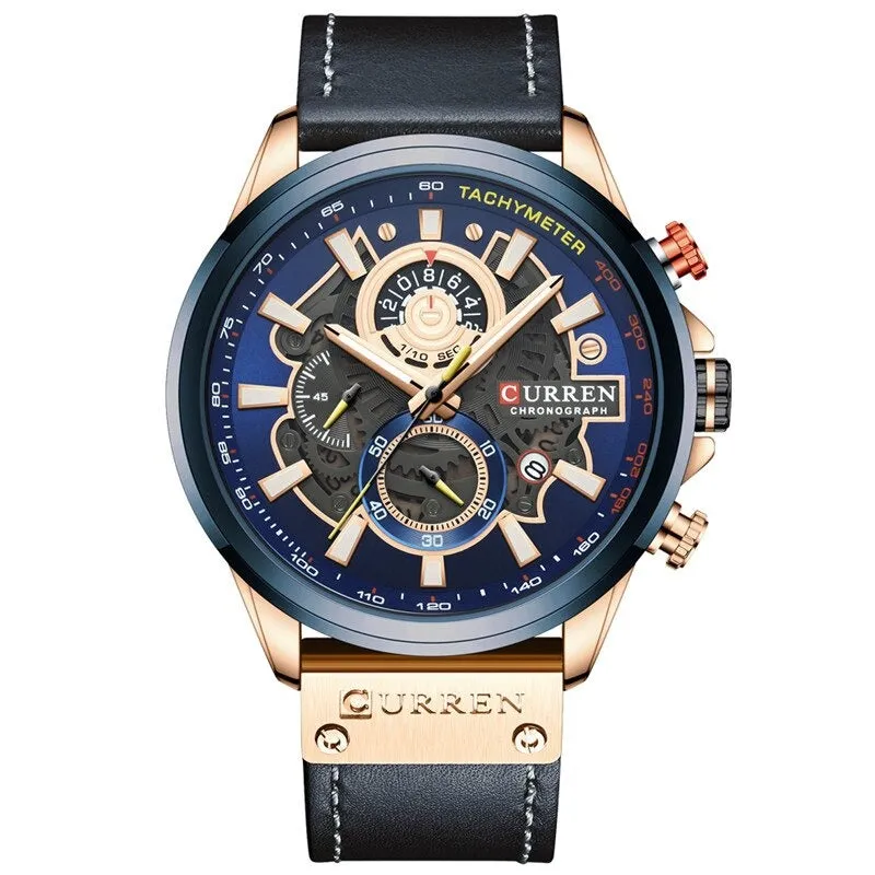 Multifunctional Quartz Watch with Calendar